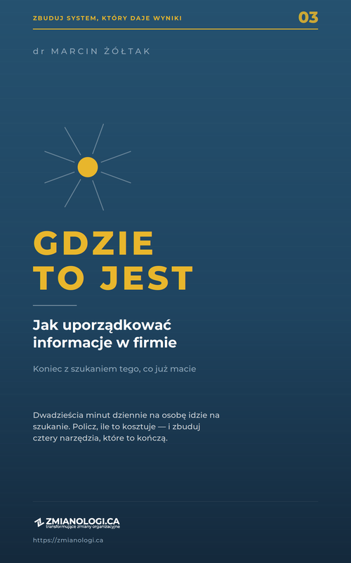 GDZIE TO JEST — okładka