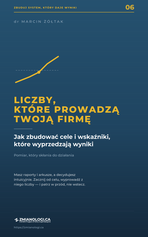 LICZBY, KTÓRE PROWADZĄ TWOJĄ FIRMĘ — okładka